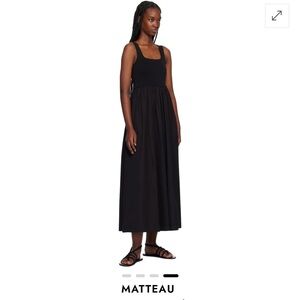 Matteau Women's Black Maxi Dress